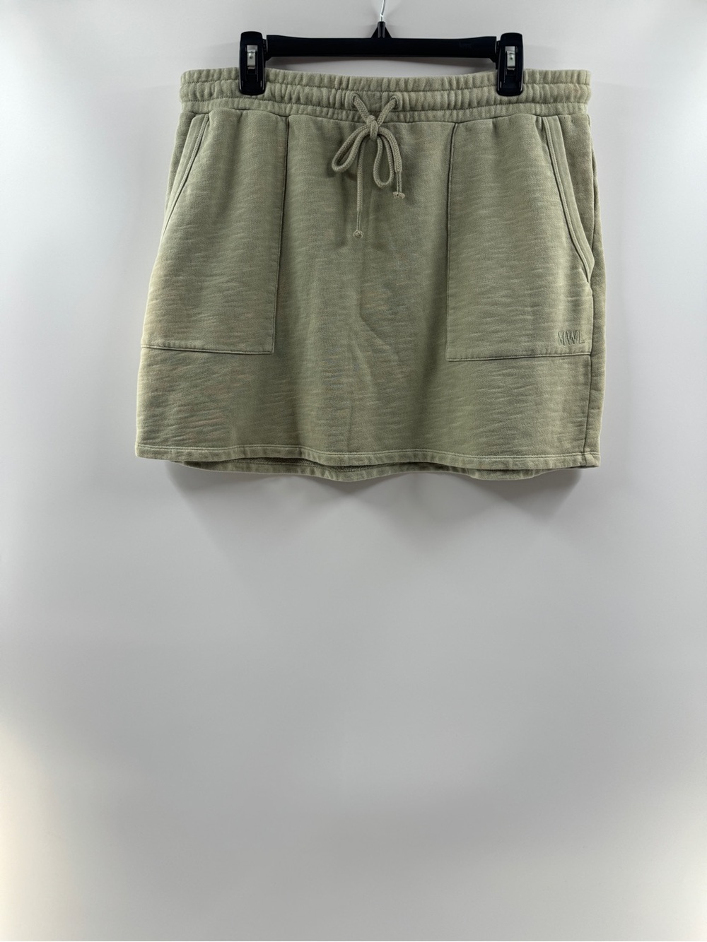 MWL by Madewell Pull-On Mini Skirt Women's XL Forgotten Landscape Sage Green